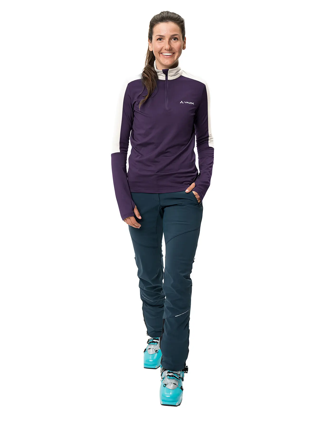 VAUDE | Damen Tourenshirt Livigno mit Zip | 